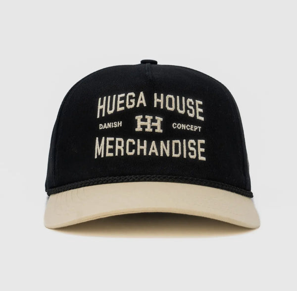 Huega House Range Natural and Black Hat